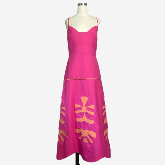 orange drop waist midi dress New Look Women's Orange Strapless Belted Midi Dress – Preworn main image 0